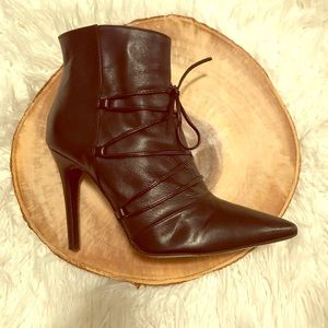 SOLD!! Lace Up Black Boots